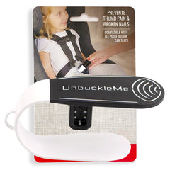 UnbuckleMe vista frontal con diseño ergonómico y beneficio de apertura fácil