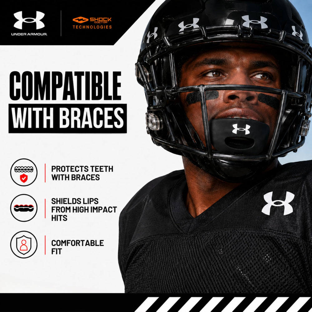 Under Armour canal de respiración ancho que facilita la inhalación deportiva
