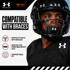 Under Armour canal de respiración ancho que facilita la inhalación deportiva