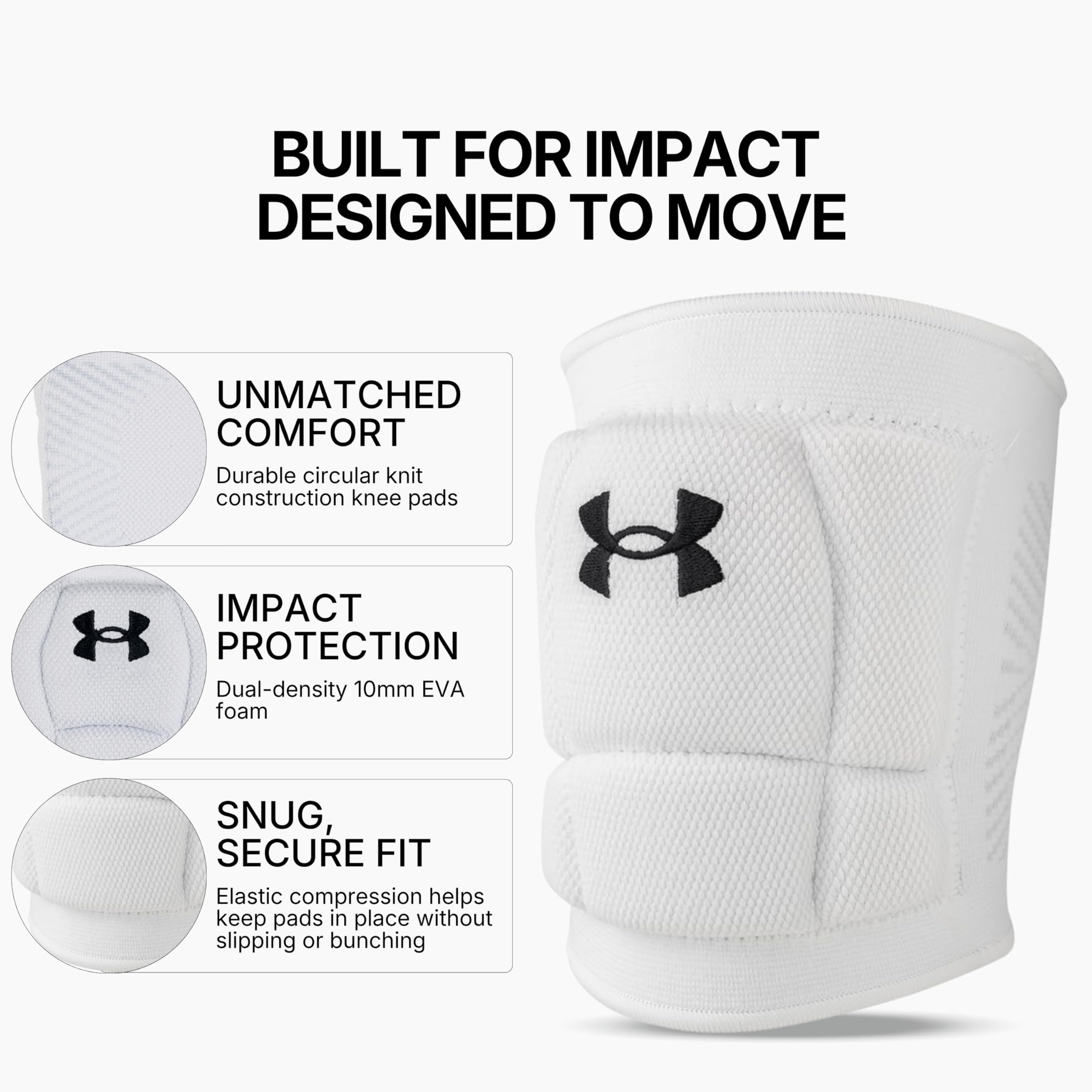 Under Armour espuma EVA 10mm que amortigua impactos en la rodilla