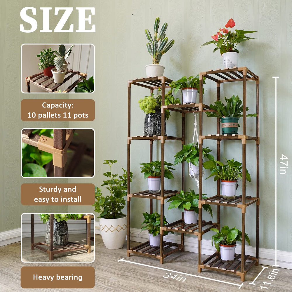 Uneedem plant stand on balcony displaying plants and decor for style