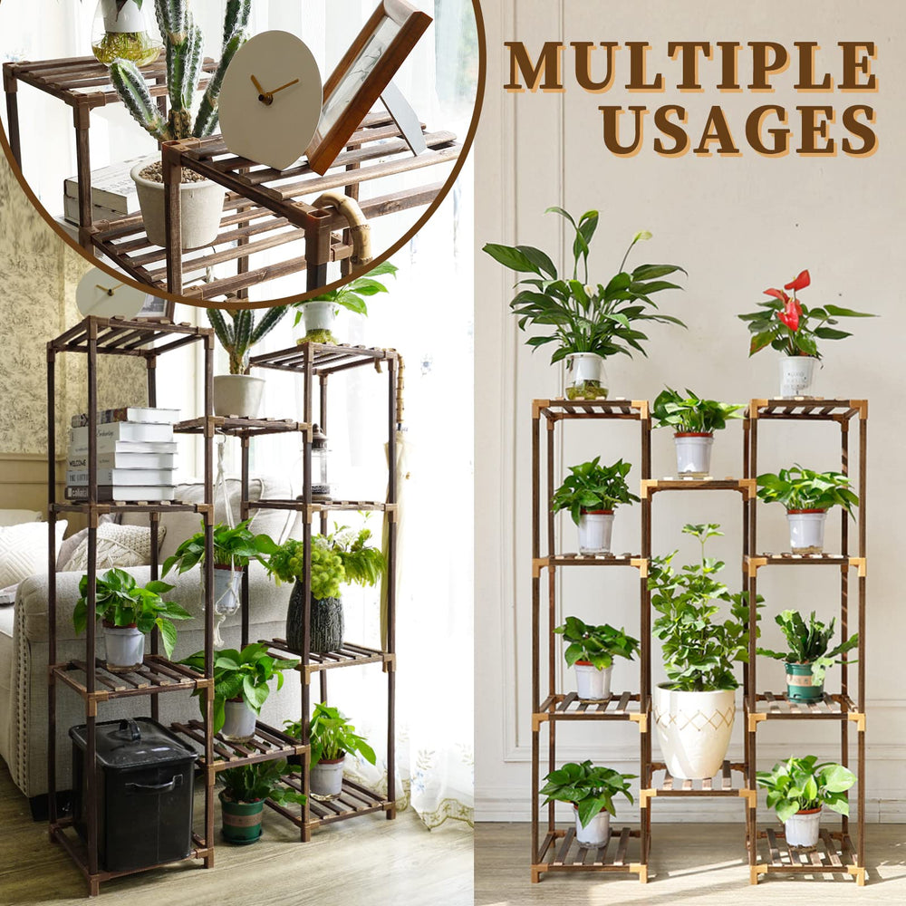 Uneedem shelf with pot showing capacity and proper pot placement