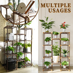 Uneedem shelf with pot showing capacity and proper pot placement