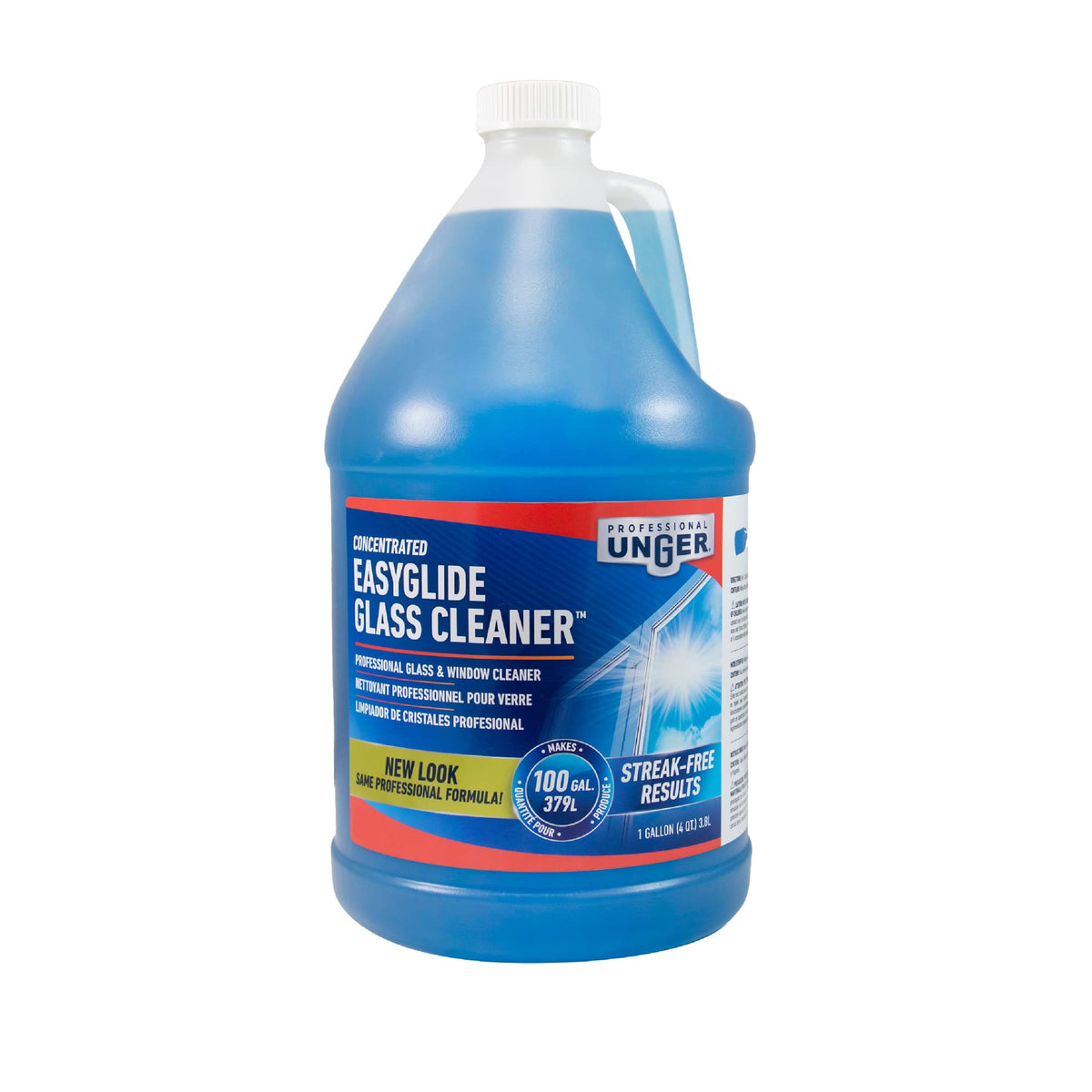 Unger EasyGlide frente del envase mostrando etiqueta y rendimiento