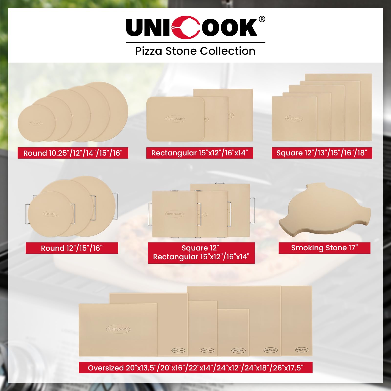 Unicook lifestyle kitchen setting with stone ready to bake demonstrating home use benefits