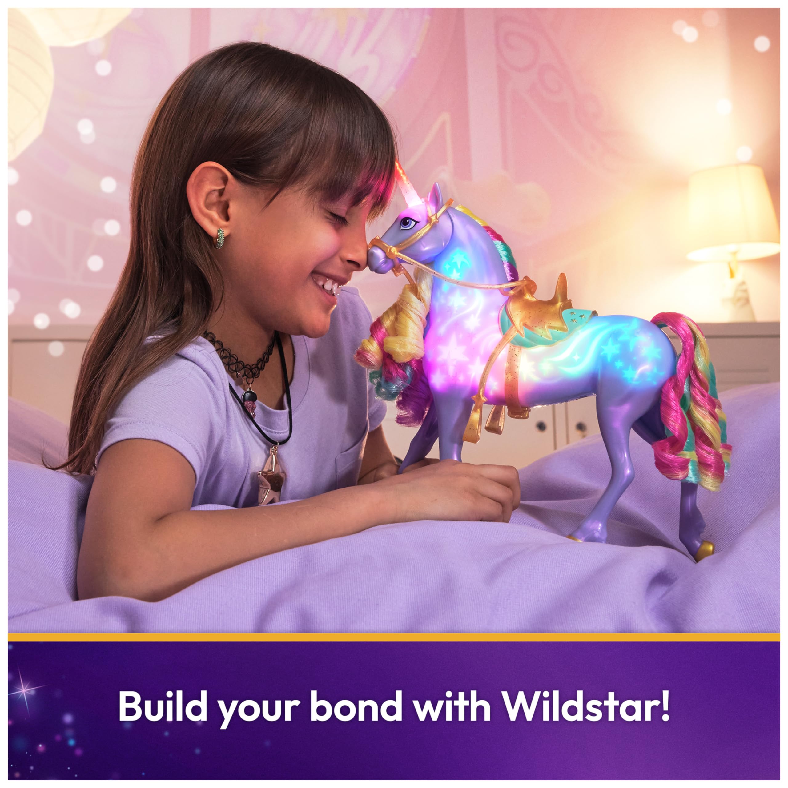 Unicorn Academy Wildstar silla y brida removibles para montar aventuras