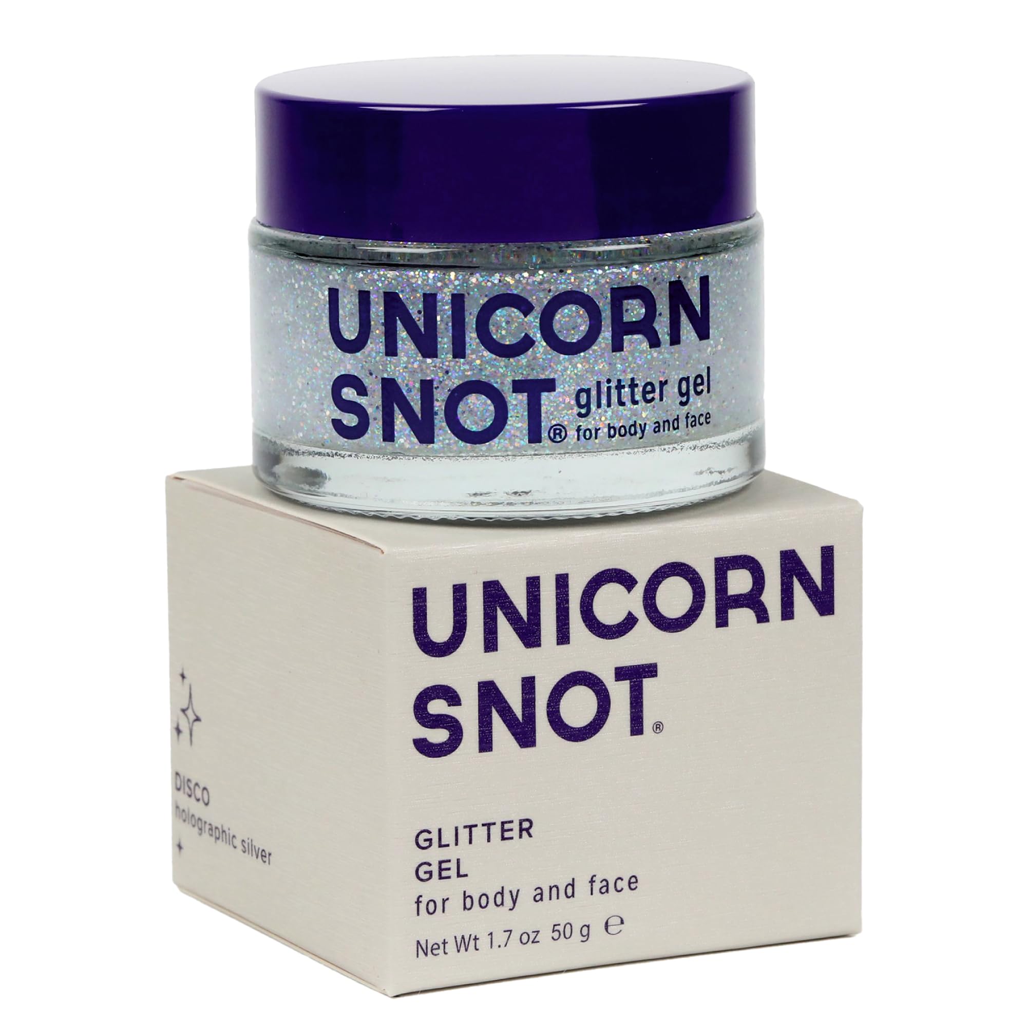 UNICORN SNOT etiqueta vegano y libre de crueldad visible en el envase