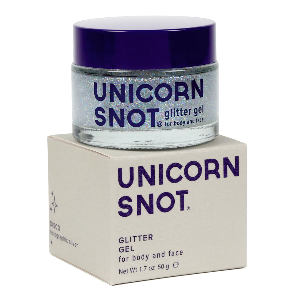 UNICORN SNOT etiqueta vegano y libre de crueldad visible en el envase