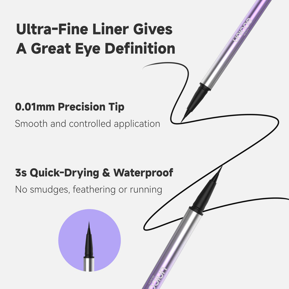 Unicos textura de la tinta, fórmula impermeable y resistente
