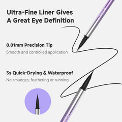 Unicos textura de la tinta, fórmula impermeable y resistente