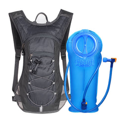 Unigear hydration pack front view showing compact storage benefit