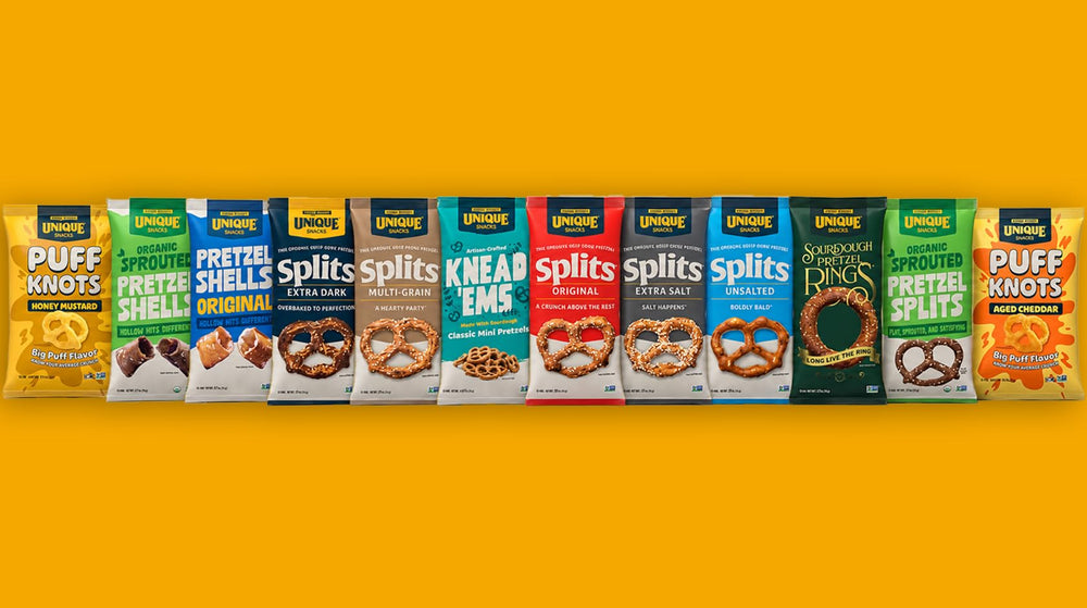 Unique Snacks etiqueta OU Kosher visible que garantiza cumplimiento