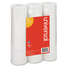 Universal empaque frontal del rollo 2-1/4" x 150 ft mostrando paquete de 12 y beneficio de suministro prolongado