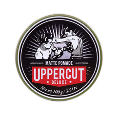 UPPERCUT DELUXE front packaging showing product and benefit of matte finish
