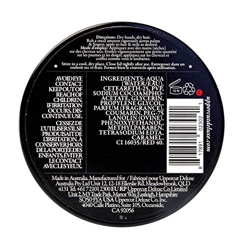 UPPERCUT DELUXE open texture on palm illustrating easy workability benefit