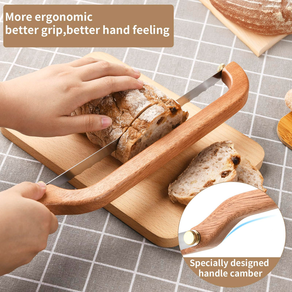 Uprichya detalle del mango sapele ergonómico para diestros, cómodo