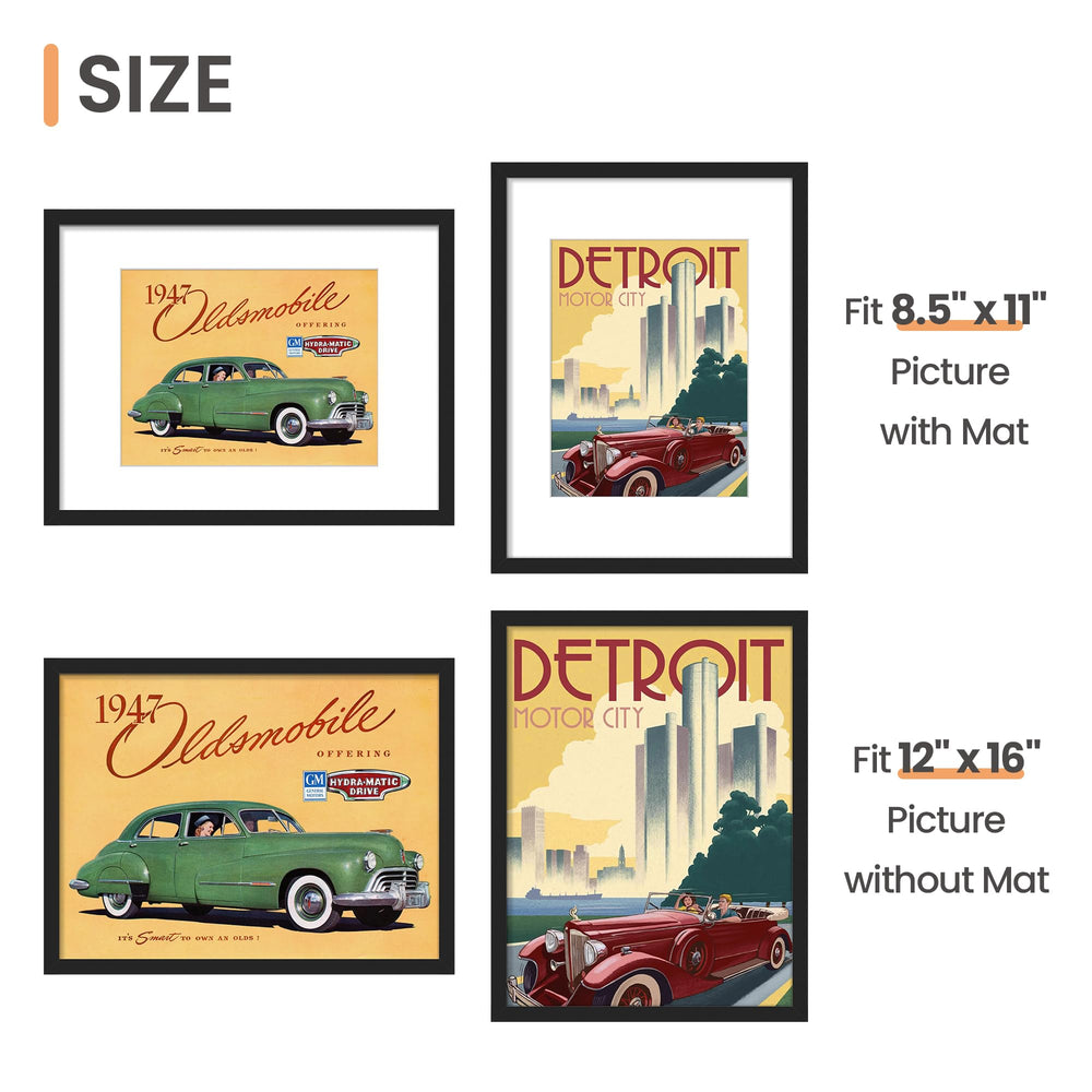 upsimples gallery wall arrangement of five frames showing coordinated styling benefit