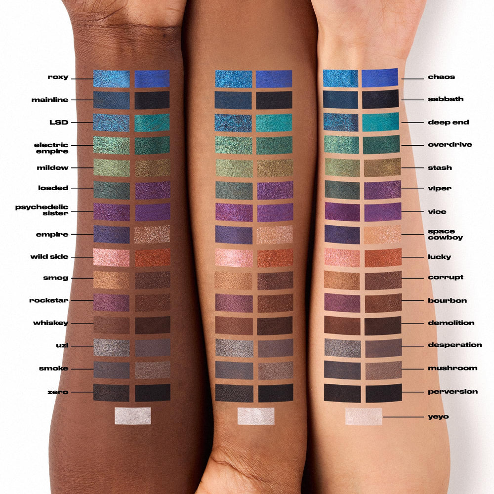 URBAN DECAY lápiz Bourbon en un set de maquillaje para combinación de looks