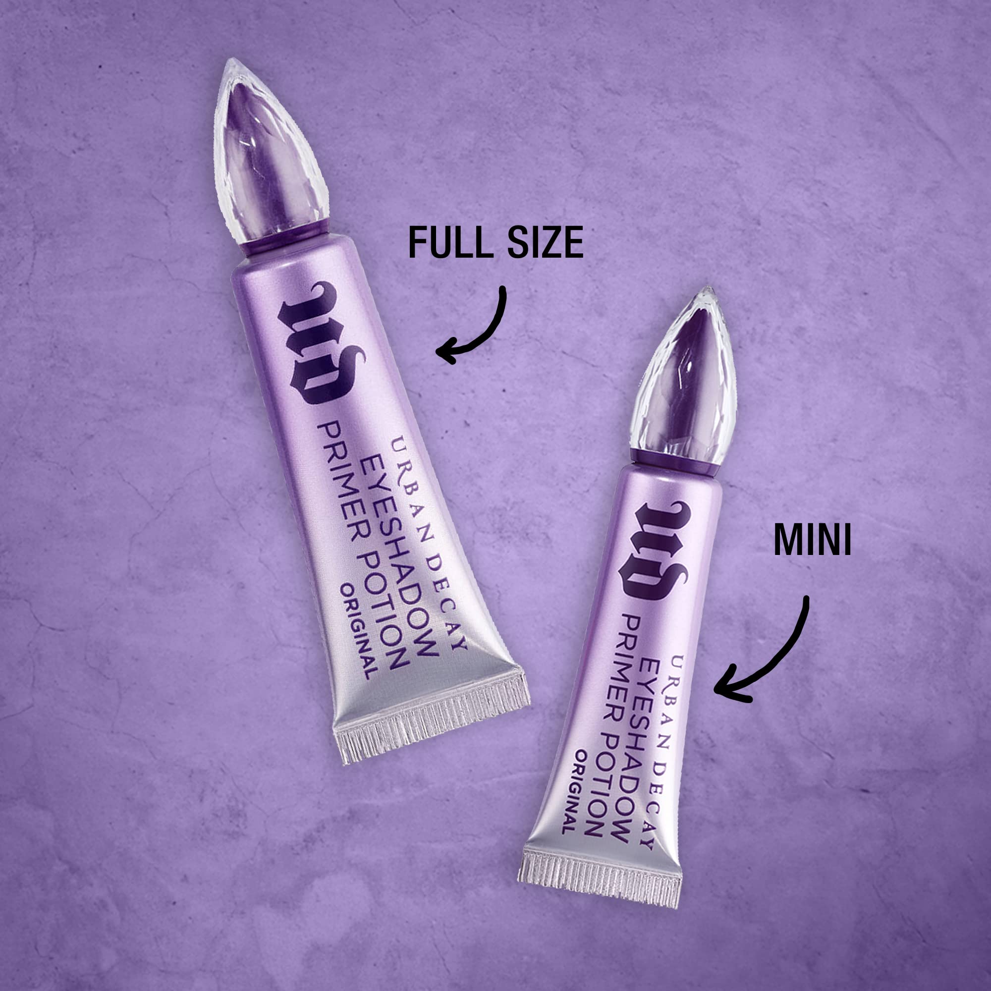 URBAN DECAY etiqueta con ingredientes y beneficios claros y legibles