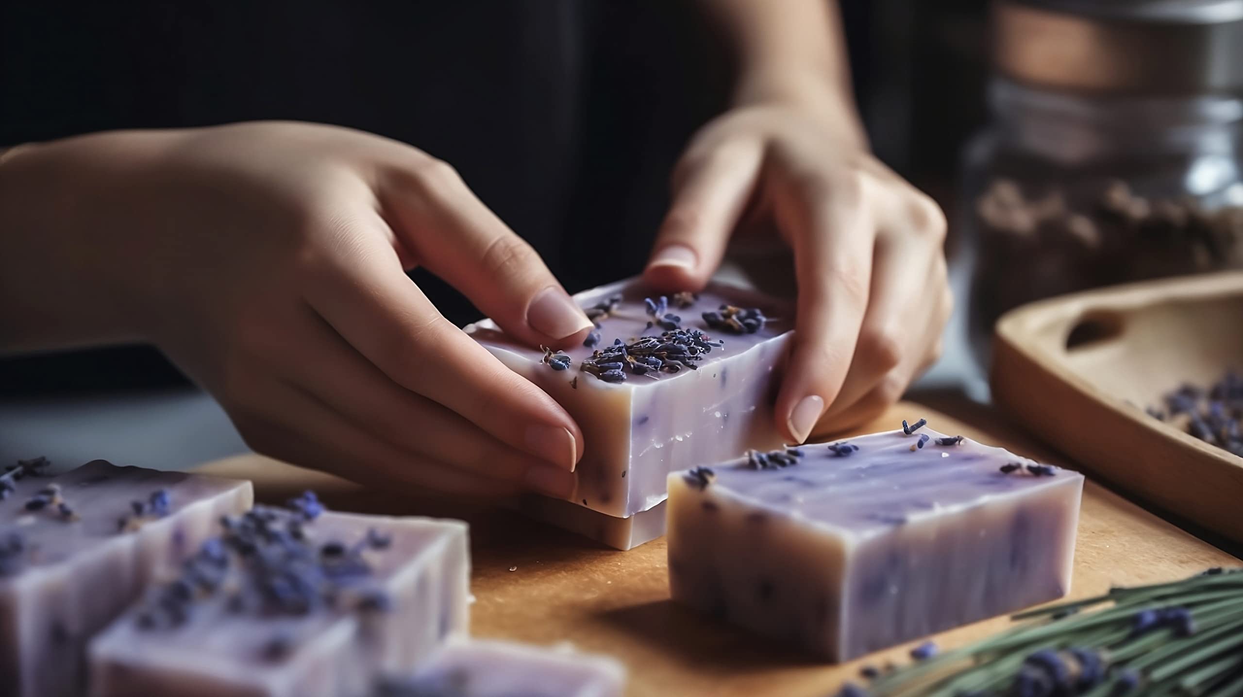 U.S. Wellness Naturals lavanda espolvoreada en galletas aportando sabor floral