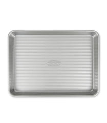 USA Pan vista frontal de la bandeja quarter sheet para hornear uniformemente