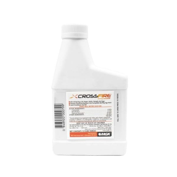 Habitación tras tratamiento con USA Supply Crossfire mostrando aspecto profesional y control