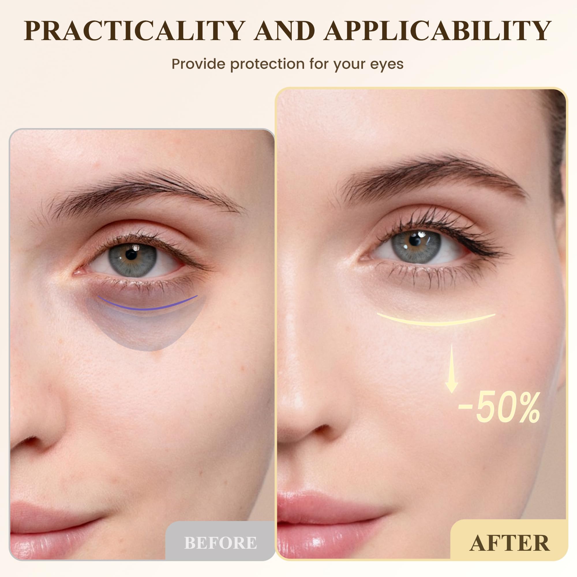 USMOTAR aplicación en contorno de ojos reduce bolsas y suaviza líneas