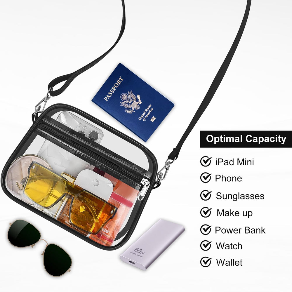 USPECLARE interior con compartimentos que organizan teléfono y cartera