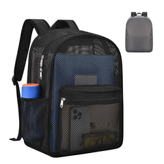 USPECLARE mochila de malla al frente mostrando gran capacidad y resistencia