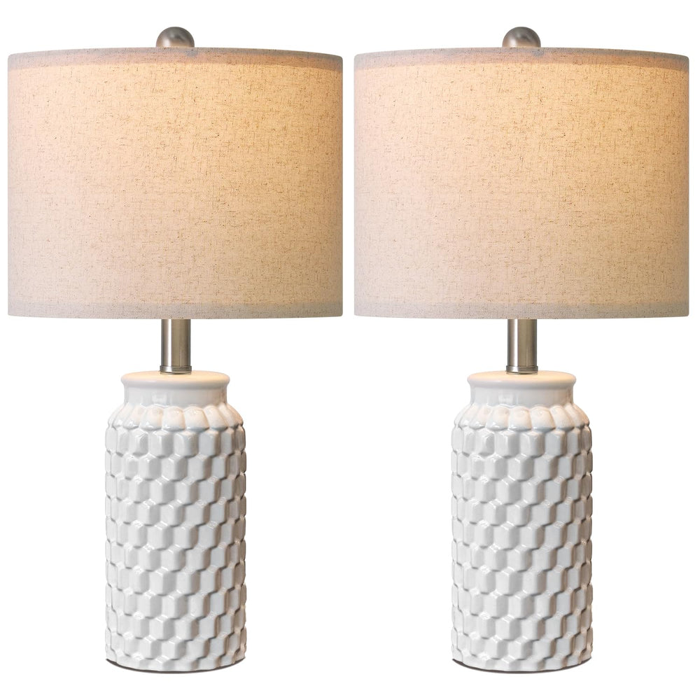 USumkky set de dos lámparas elegantes junto a cama