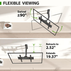 USX MOUNT ajuste de inclinación que reduce reflejos y mejora visibilidad