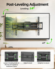 USX MOUNT brazo articulado totalmente extendido para máxima flexibilidad
