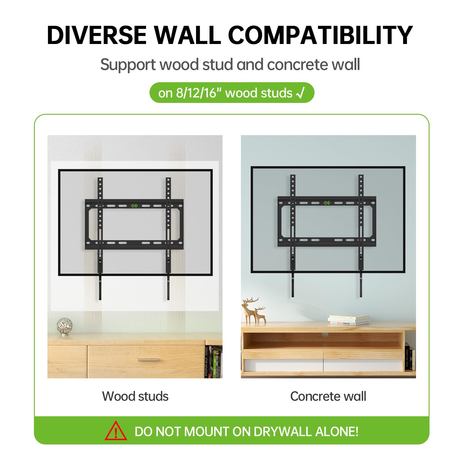 USX MOUNT comparación de escala junto a mueble para ver tamaño real
