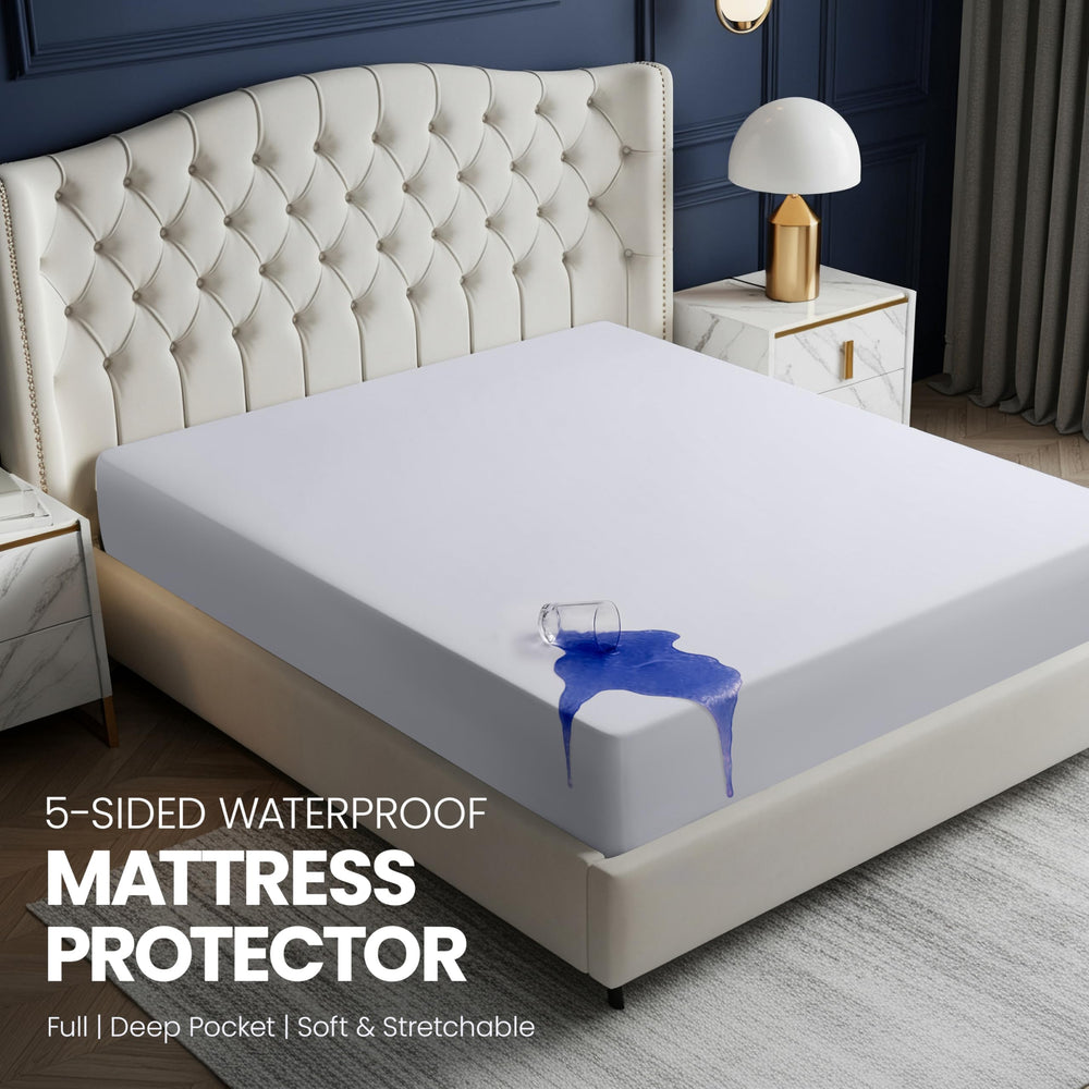 Utopia Bedding detalle del borde elástico y bolsillo profundo para ajuste seguro en colchones