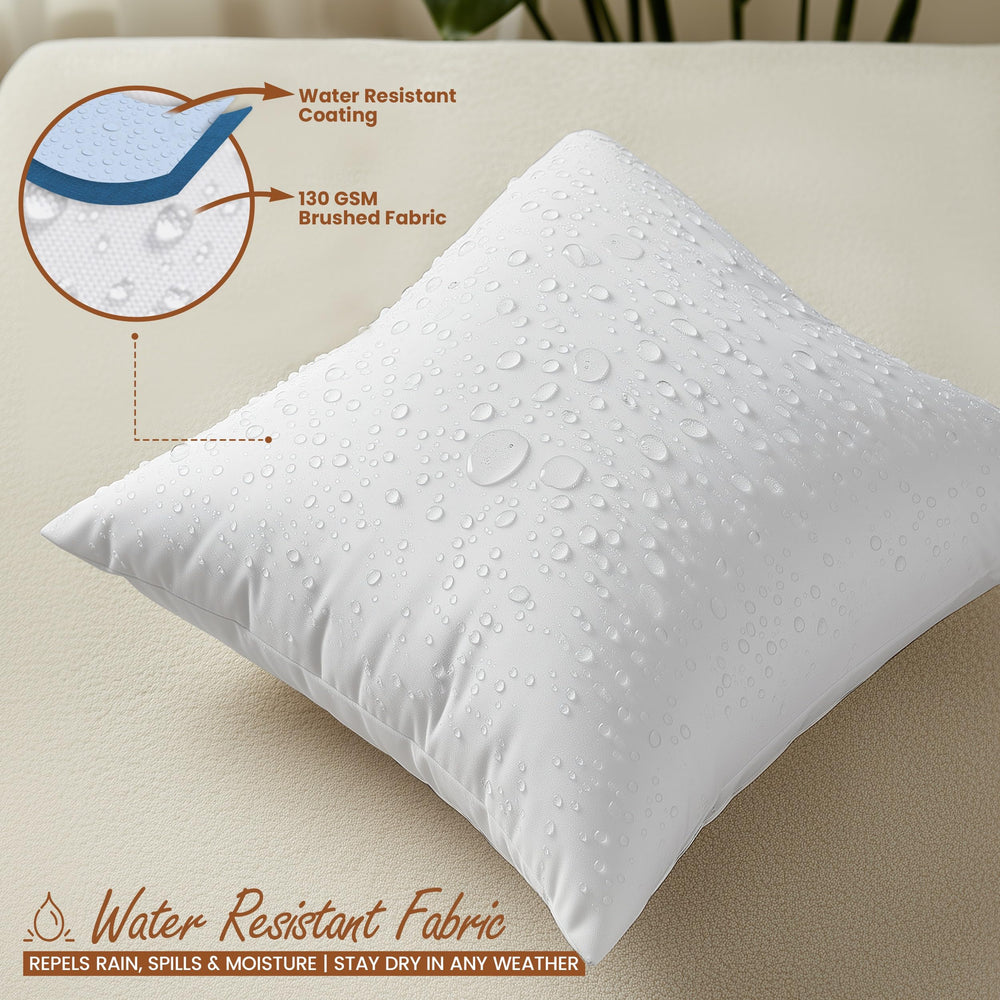 Utopia Bedding cojines en un salón demostrando comodidad y estilo