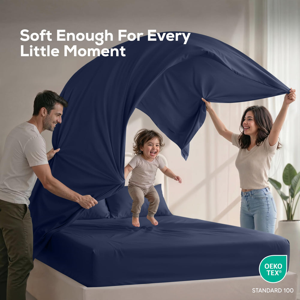 Utopia Bedding comparación de tamaño Queen, confirma ajuste y cobertura