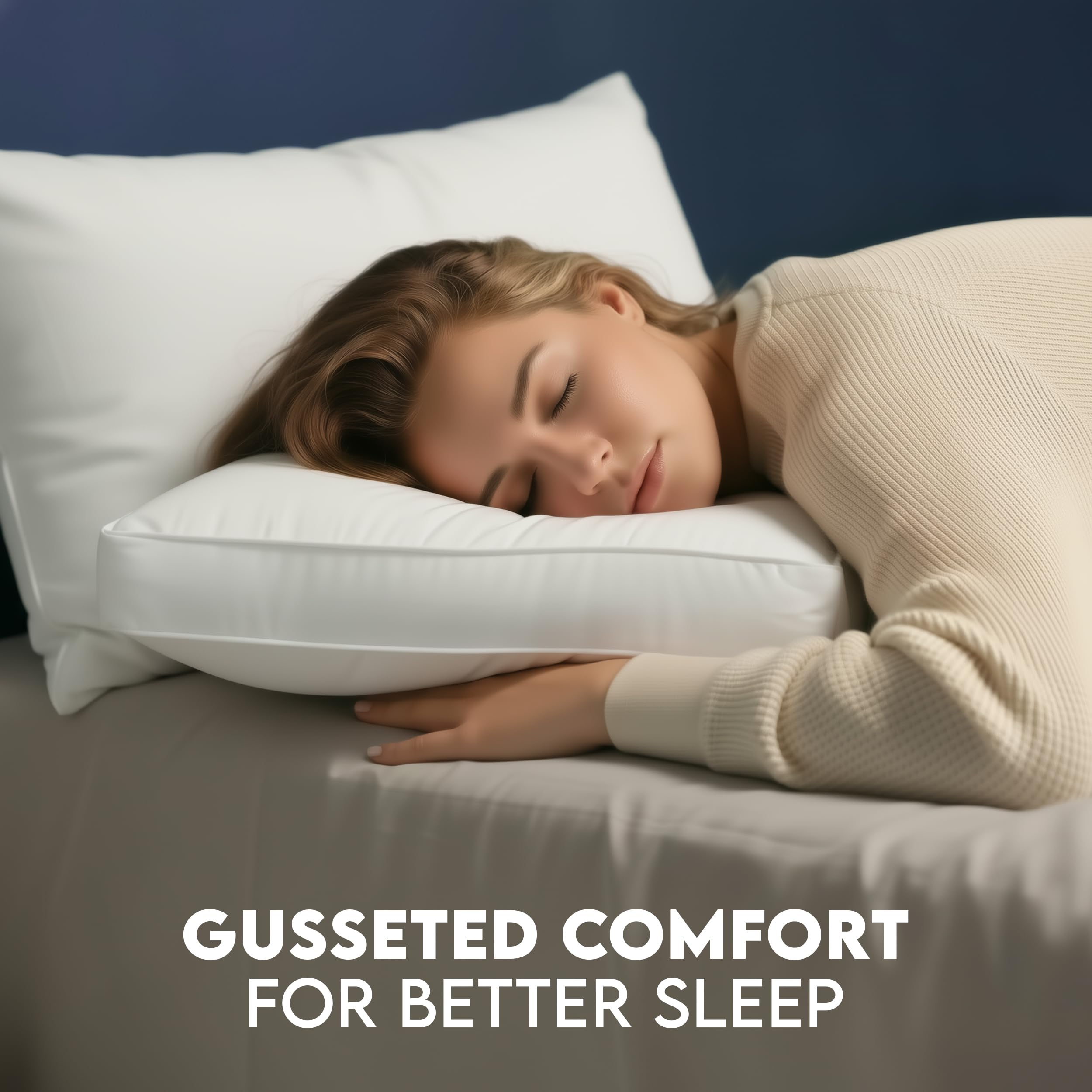 Utopia Bedding comparación de tamaño estándar para referencia visual