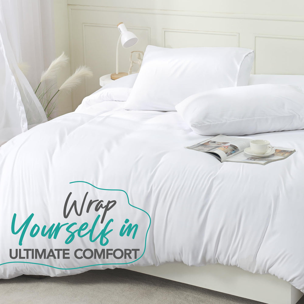 Utopia Bedding comparación de tamaño queen para ver proporciones exactas