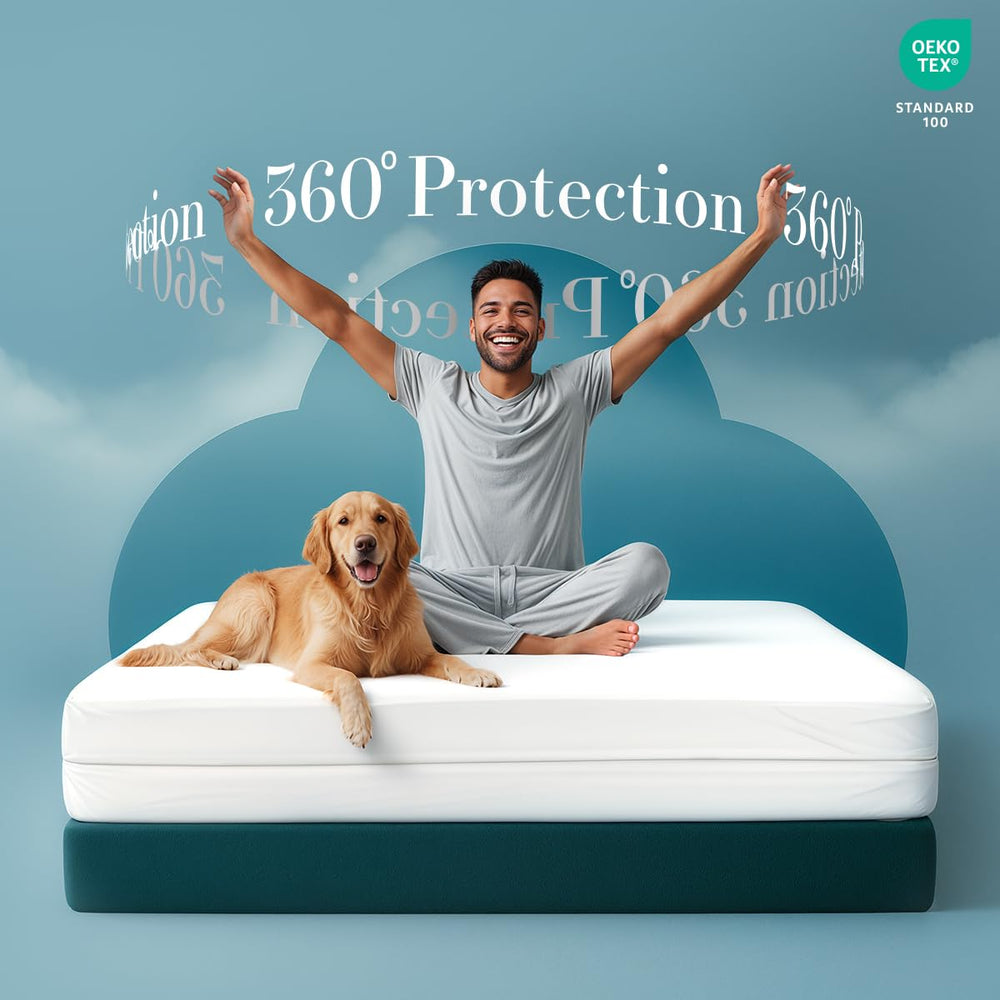 Utopia Bedding comparativa tamaño California King demostrando cobertura completa