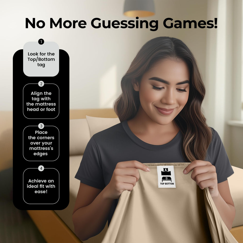 Utopia Bedding comparación de tamaño para ilustrar ajuste en colchón king