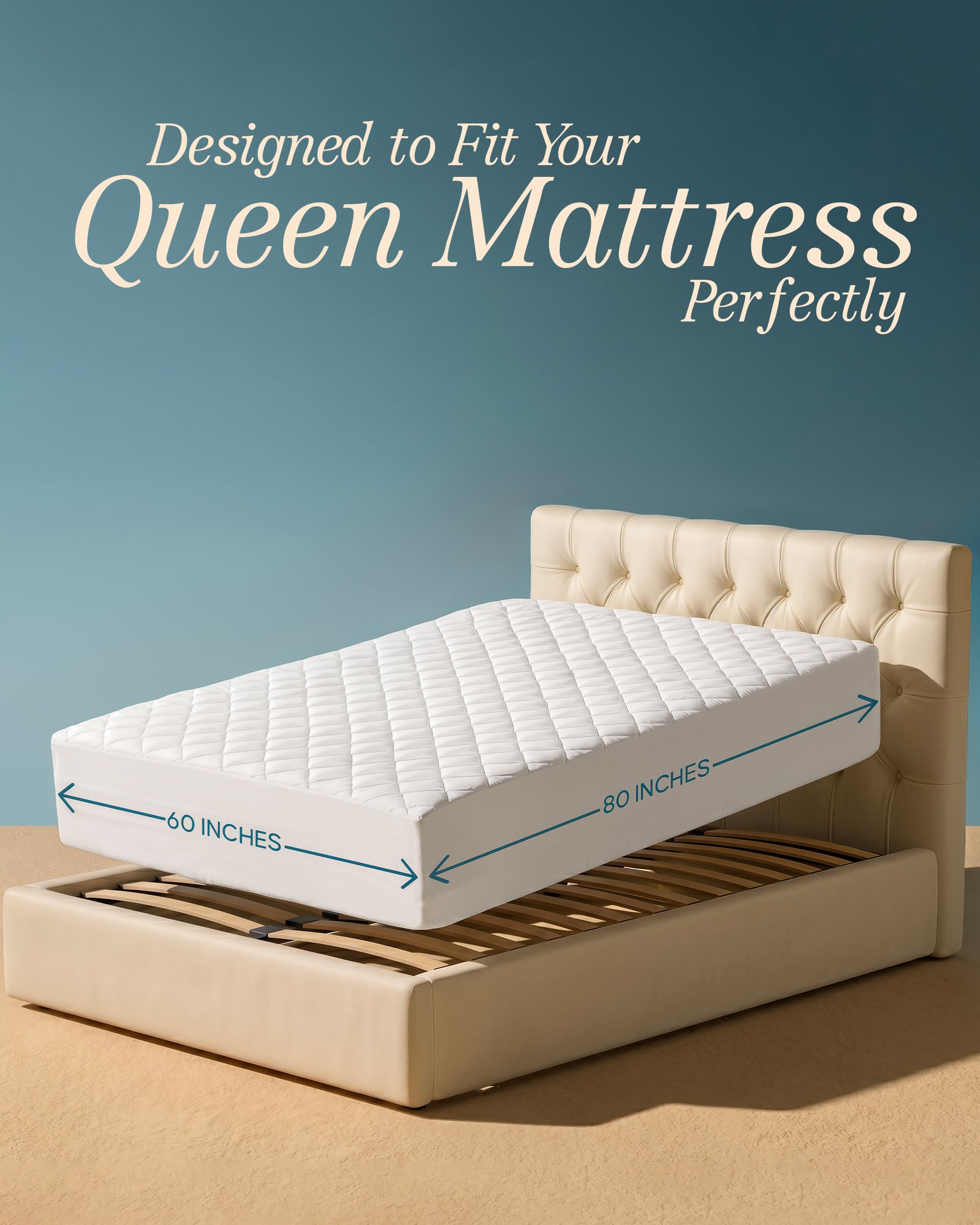 Utopia Bedding primer plano del acolchado mostrando suave relleno cómodo