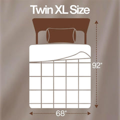 Utopia Bedding primer plano de costura box-stitch que evita el desplazamiento del relleno