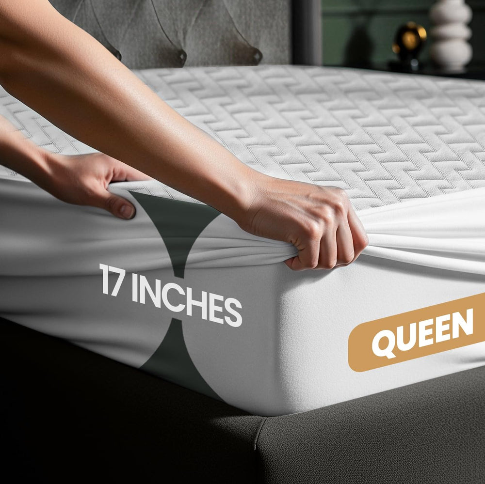 Utopia Bedding banda elástica perimetral asegurando ajuste ceñido al colchón