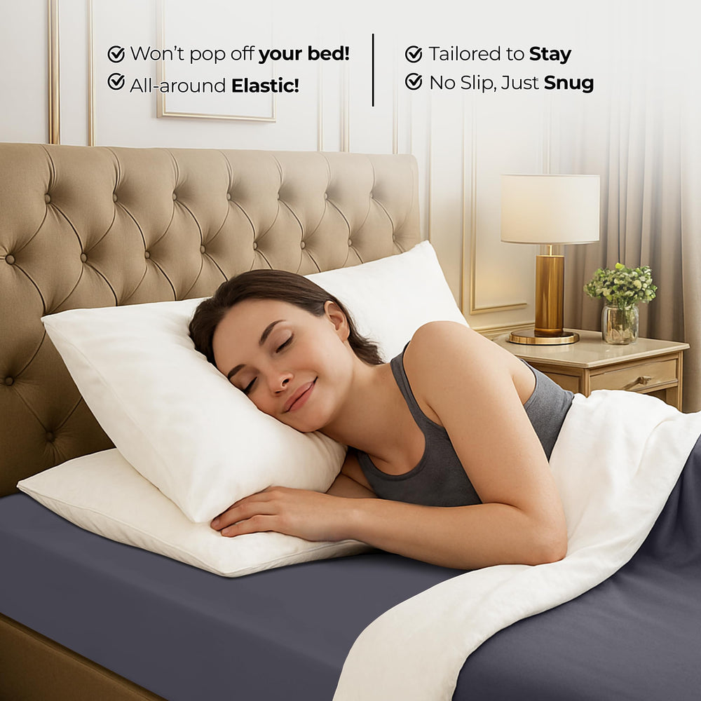 Utopia Bedding empaque y etiqueta con instrucciones de cuidado, información clara