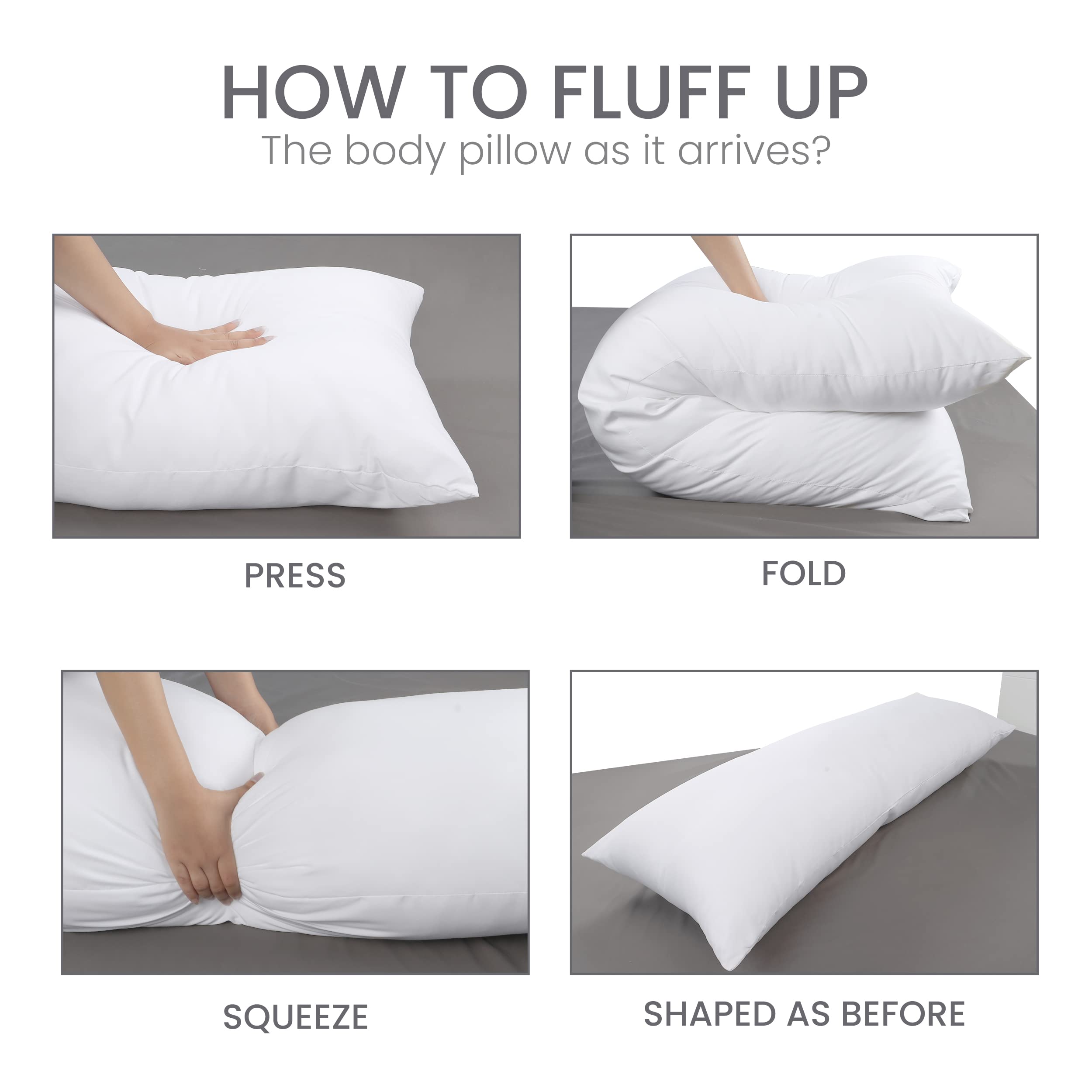 Utopia Bedding en sala estilo de vida, versátil como cojín y apoyo extra