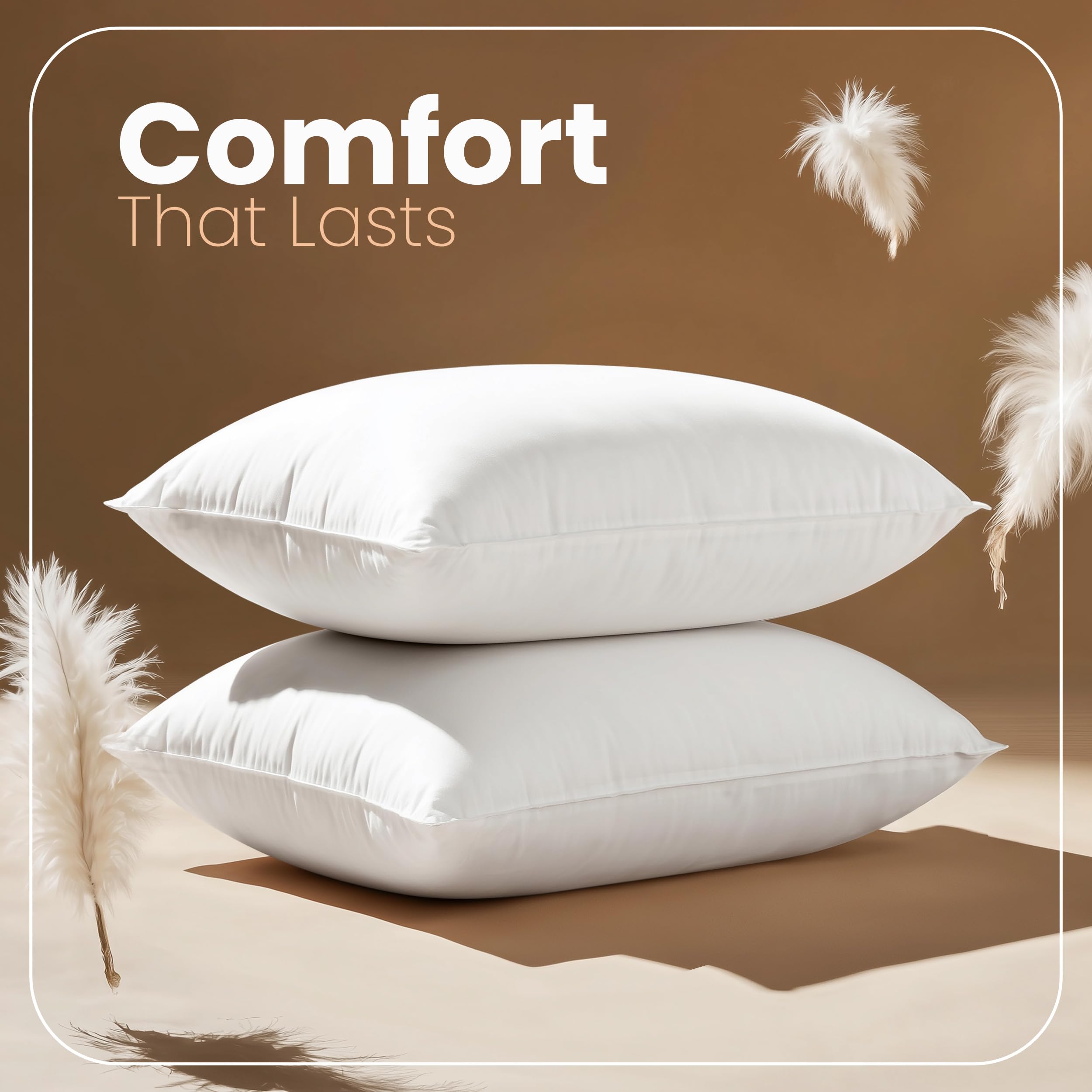 Utopia Bedding cojín colocado en sofá, soporte lumbar cómodo