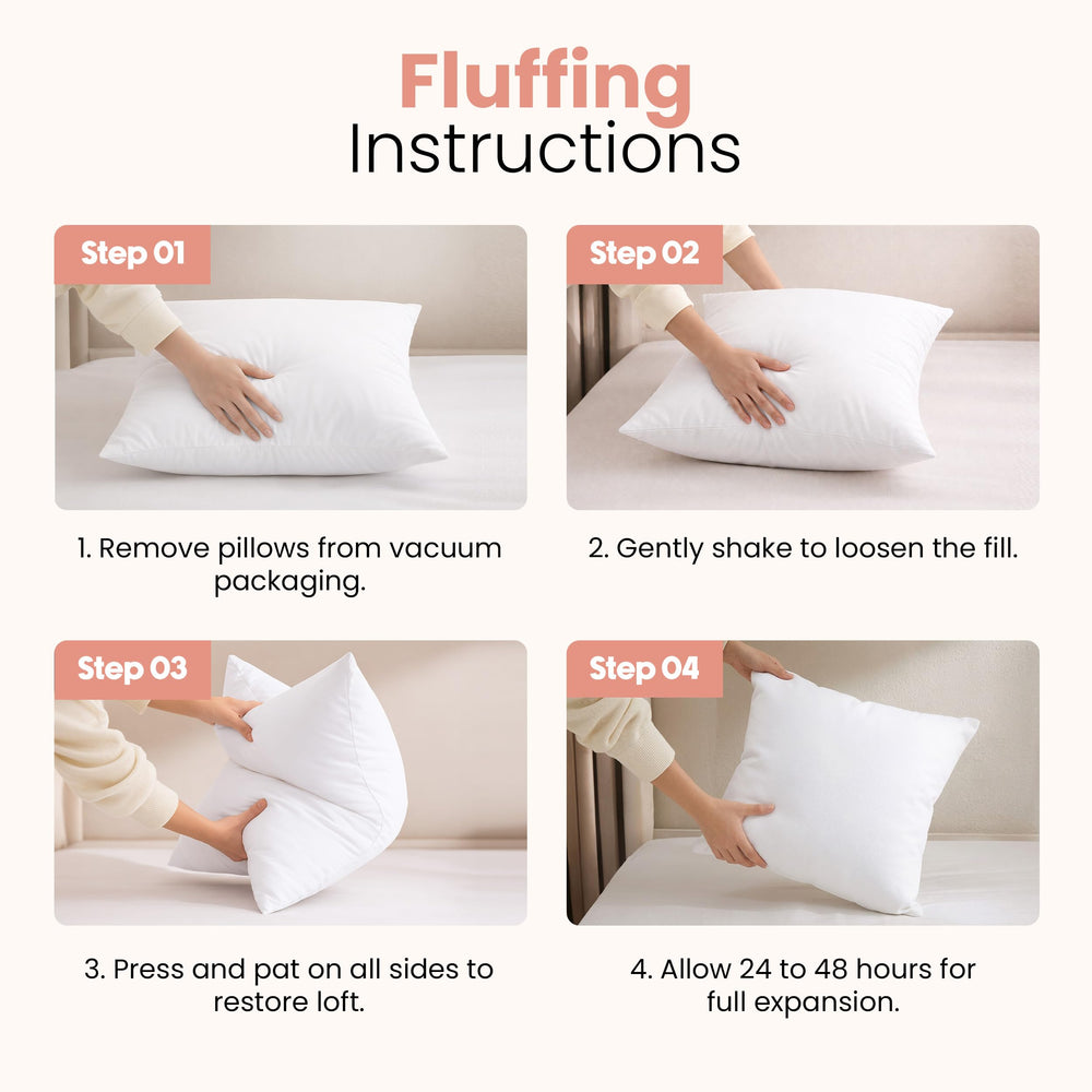 Utopia Bedding inserción en sofá usada como cojín, soporte y estilo renovado