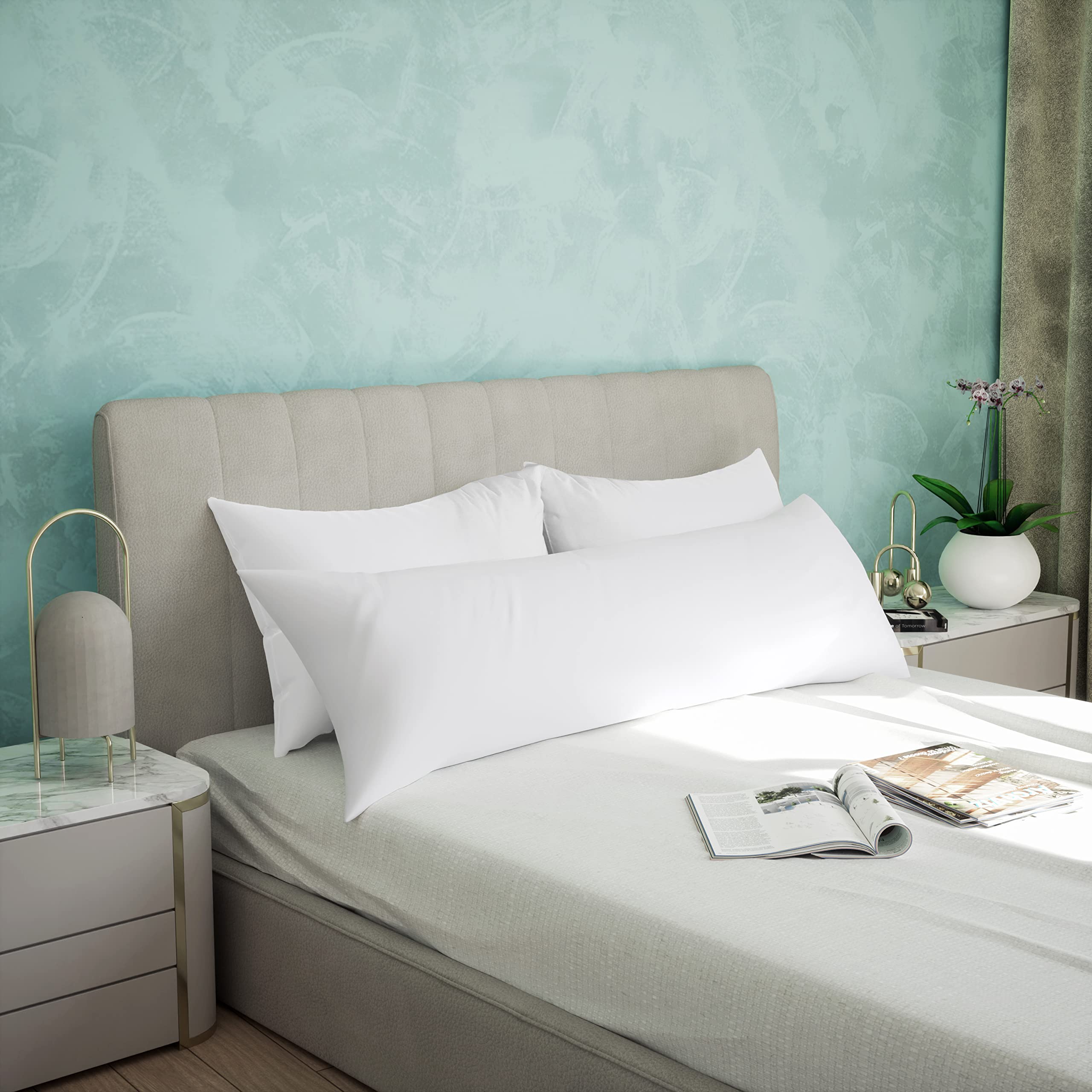Utopia Bedding etiqueta con instrucciones de lavado para mantener el recubrimiento