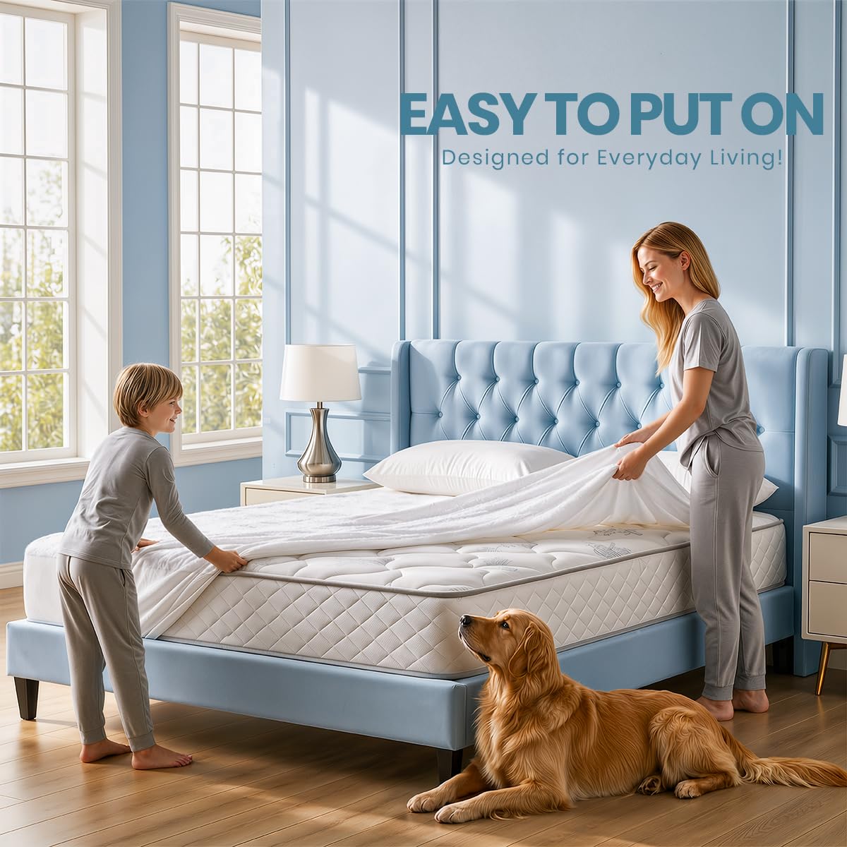 Utopia Bedding etiqueta con instrucciones de lavado fácil mantenimiento