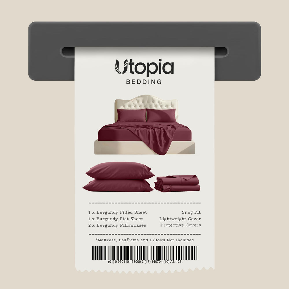 Utopia Bedding etiqueta OEKO-TEX certificada, seguridad para la piel